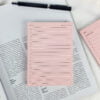 Notes A6 Pink lifestyle