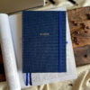 bullet journal a5 navy blue przod